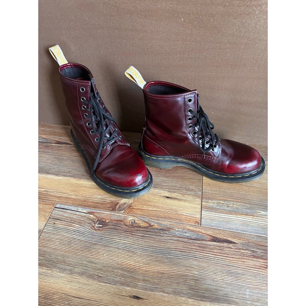 Dr. Martens Cherry Red Boots